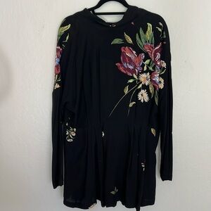 Free People floral tunic